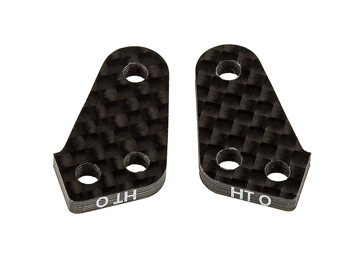 [�˾���ũ] AA92305 [TEAM ASSOCIATED] AA92305 RC10B74 FT Steering Block Arms, HT 0, carbon fiber 1