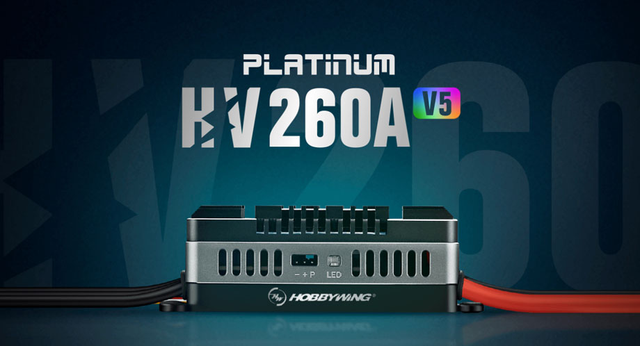 [�˾���ũ] 30203100 [HobbyWing] �÷�Ƽ�� V5 260A HV �귯������ ���ӱ� SBEC (6S-14S) 2