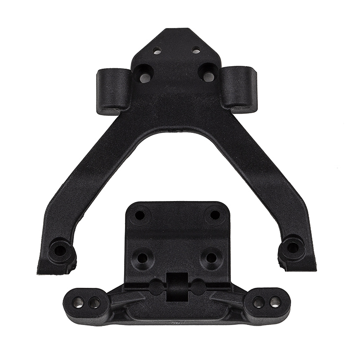 [�˾���ũ] AA71182 [TEAM ASSOCIATED] AA71182 RC10B6.4 Front Top Plate and Ballstud Mount, angled 1