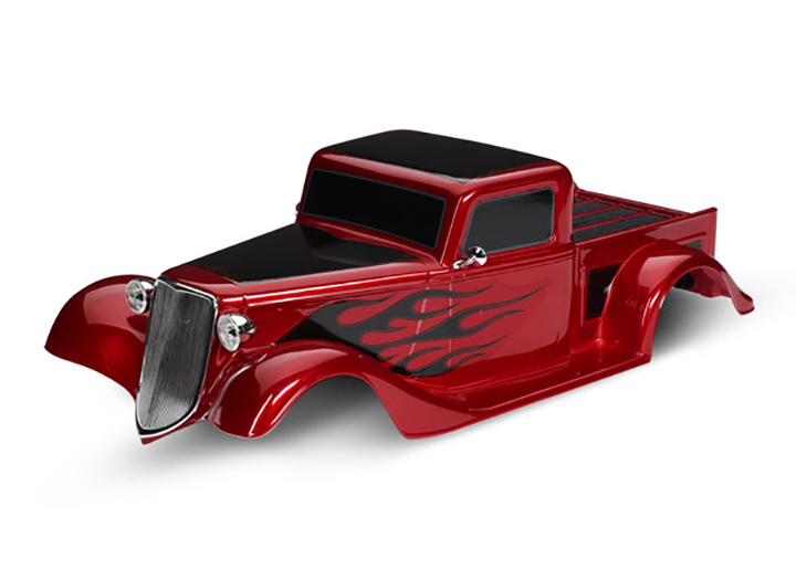 [�˾���ũ] AX9335R [Traxxas] AX9335R Body, Factory Five 35 Hot Rod Truck,complete (red)(painted, decals applied) 1