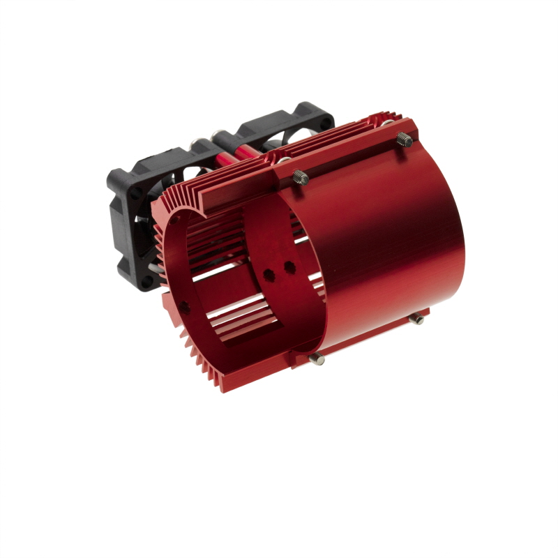 [�˾���ũ] DTEF02007B [DETAILS TECH] Aluminum Motor Cooling Double-Fan 41-43mm Red 2