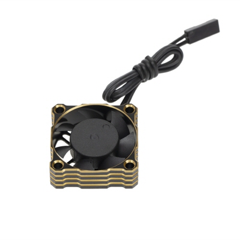 [�˾���ũ] DTEF02006A [DETAILS TECH] Aluminium 30x30 Fan for ESC and Motor (9V/25000RPM) Black Gold 4