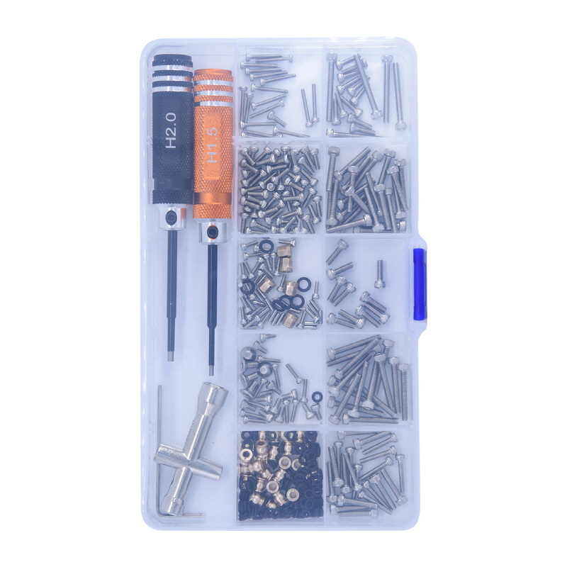 [�˾���ũ] DTTRX4M020 [DETAILS TECH] Screw Box Set for TRX-4M 1/18 Car (289pcs) 1