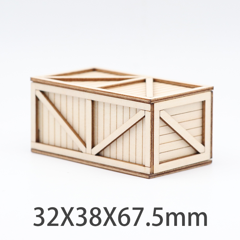 [�˾���ũ] DTD18003B [DETAILS TECH] Wooden Box Decoration for RC Crawler (32x38x67.5mm) 1