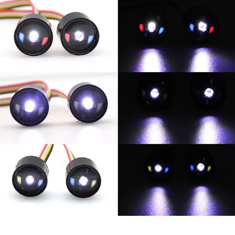 [�˾���ũ] DTLR05011 [DETAILS TECH] Colorful Front Big LED Spotlight for RC Cars 20mm 3