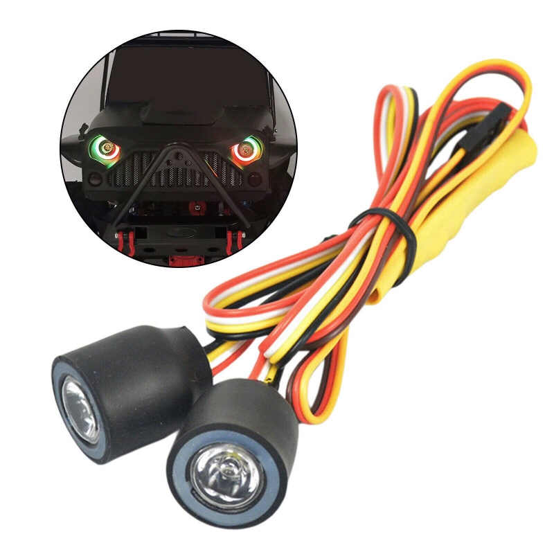[�˾���ũ] DTLR05013 [DETAILS TECH] Colorful Front Big LED Angel Eye Light for RC Cars 19mm 1