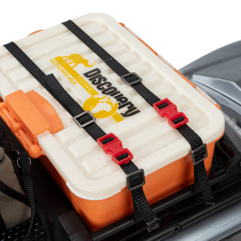 [�˾���ũ] DTEL06022A [DETAILS TECH] 1:10 1:8 Scale Elastic Rope Straps for RC Car Luggage Rack 5pcs/Bag Blue Buckle 5