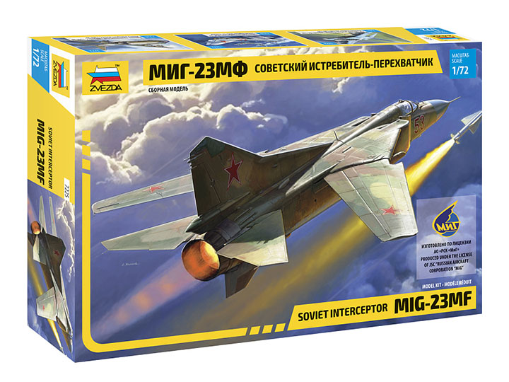 [�˾���ũ] BZ7225 [Zvezda] BZ7225 1/72 MIG-23MF Flogger 1