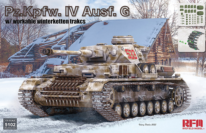 [�˾���ũ] CRM5102 [RFM] CRM5102 1/35 Pz.Kpfw. IV Ausf. G w/ workable winterketten trakcs 1
