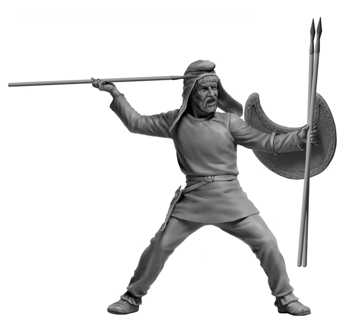 [�˾���ũ] CM32021 [MasterBox] CM32021 1/32 Greco-Persian Wars Series. Kit No 8. Persian Lightly Armed Warrior (Takabara) 3