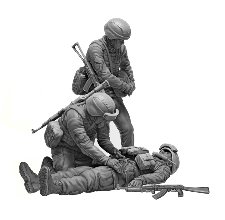 [�˾���ũ] CM35231 [MasterBox] CM35231 1/35 Russian-Ukrainian War series, Kit No 8. On the battlefield. Ukrainian Military Medics 3