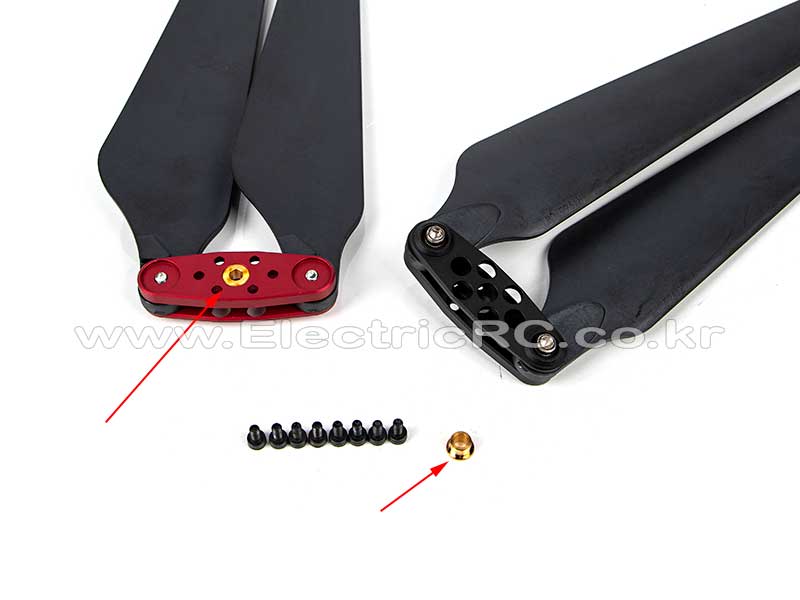 [�˾���ũ] TL100D19-HG [TR] High Efficiency 19x6.5in Folding Prop Set (CW/CCW/Hub//15mm/22mm) 2