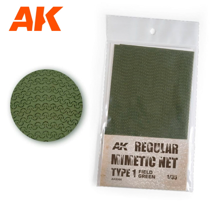 [�˾���ũ] CAK8066 [AK interactive] CAK8066 CAMOUFLAGE NET FIELD GREEN TYPE 1(ũ�� 16X23cm) 1