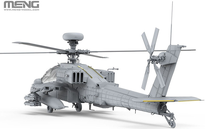 [�˾���ũ] CEQS-005S [Meng] CEQS-005S 1/35 AH-64D Saraf Heavy Attack Helicopter Israeli Air Force w/Resin Figures (Set of 2) 3
