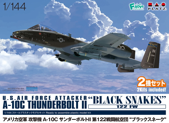 [�˾���ũ] BPPF-59 [PLATZ] BPPF-59 1/144 A-10C Thunderbolt II 122th FW Blacksnake (2kits) 1