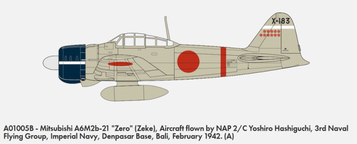 [�˾���ũ] BB01005B [Airfix] BB01005B 1/72 Mitsubishi A6M2b Zero 2