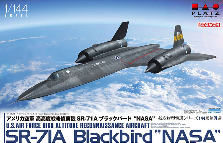 [�˾���ũ] BPAE-144-8 [PLATZ] BPAE-144-8 1/144 SR-71A Blackbird USAF NASA 1