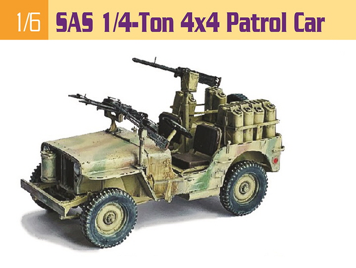 [�˾���ũ] BD75037 [Dragon] BD75037 1/6 SAS 1/4-Ton 4x4 Patrol Car 1