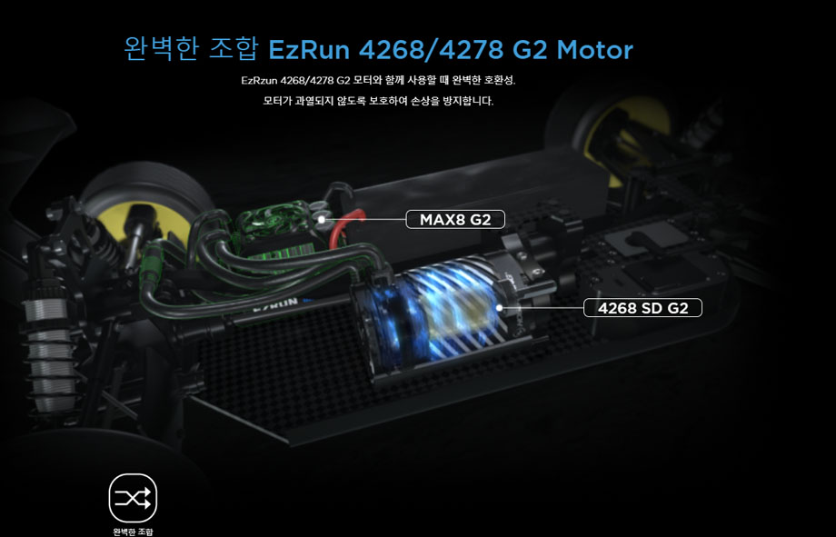 [�˾���ũ] 30103205 30402751 [HOBBYWING] (������ǰ)EzRun Max8 G2S Sensored ESC (3~6S ����/160A) Ezrun 4268SD Motor G2 2500kV ,3-4S ���� 5
