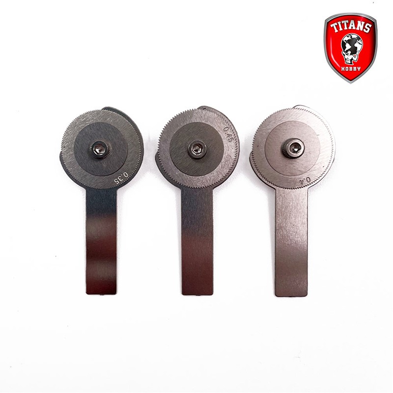 [�˾���ũ] CGTTH030 [Titan Merchandise] CGTTH030 Rivet Maker Tool Set 1, 3 wheels diam 15mm x mm. 0.35-0.4-0.45 4