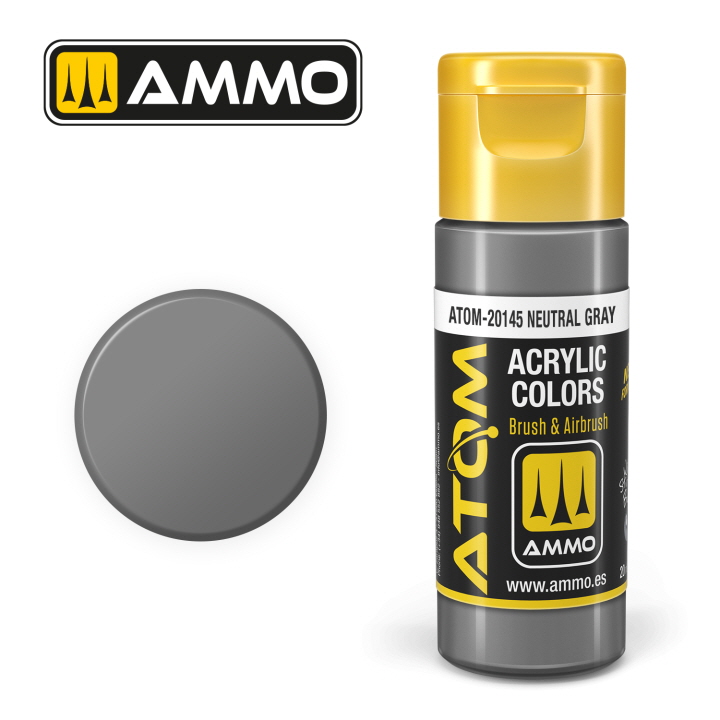 [�˾���ũ] CG20145 [MIG AMMO] CG20145 ATOM COLOR Neutral Gray 1