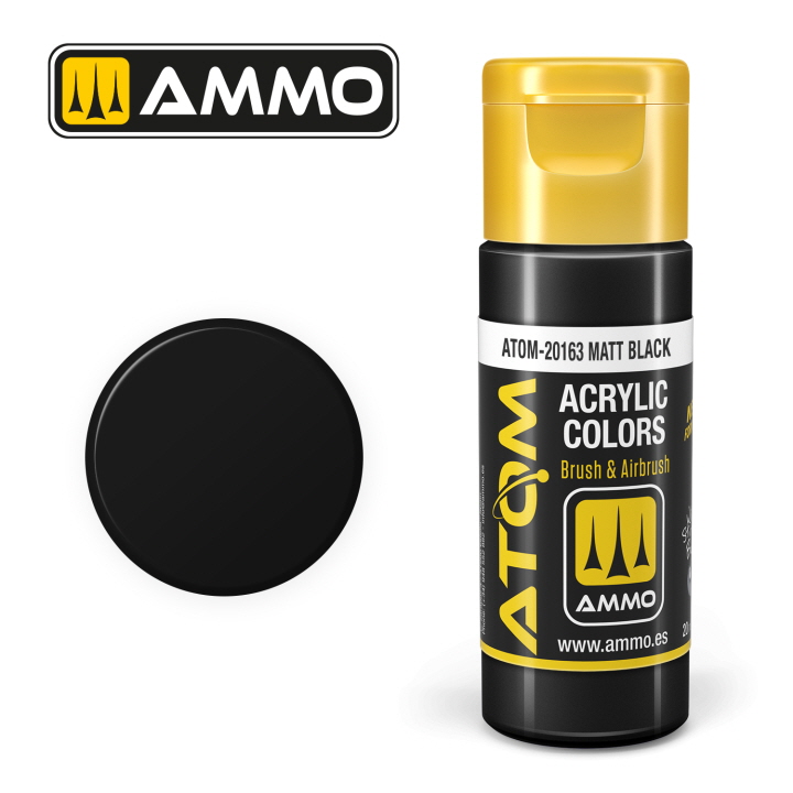 [�˾���ũ] CG20163 [MIG AMMO] CG20163 ATOM COLOR Matt Black 1