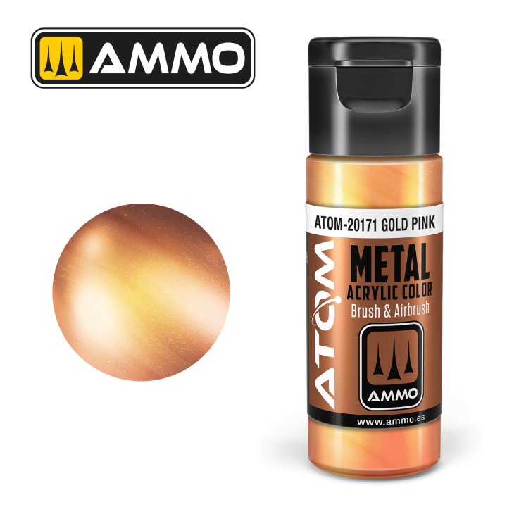 [�˾���ũ] CG20171 [MIG AMMO] CG20171 ATOM METALLIC Gold Pink 1