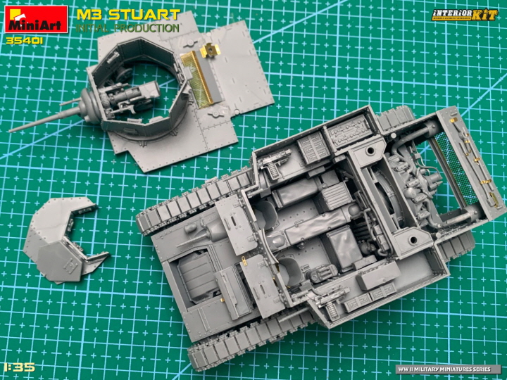 [�˾���ũ] BE35401 [Miniart] BE35401 1/35 M3 Stuart Initial Prod. Interior Kit 3