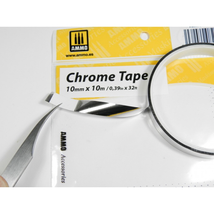 [�˾���ũ] CG8253 [MIG AMMO] CG8253 Chrome Tape 10mm x 10M 1