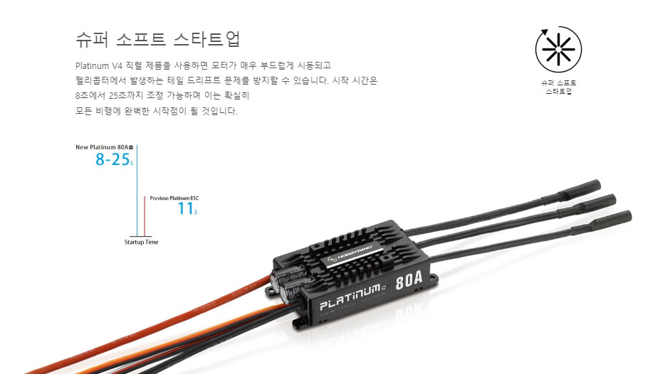 [�˾���ũ] 30203201 [HOBBYWING] �÷�Ƽ�� V5 80A �귯������ ���ӱ� - BEC ���� 1