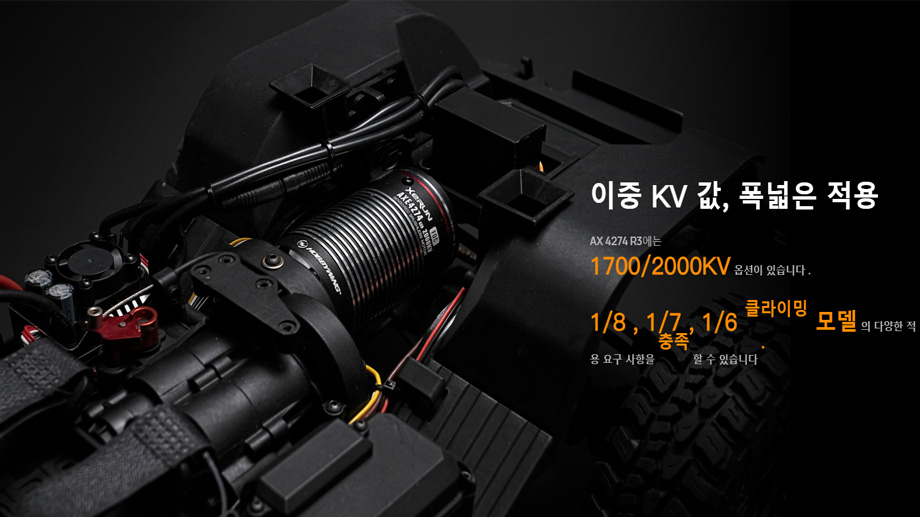 [�˾���ũ] 30401400 [HOBBYWING] XeRun AXE 4274 R3 2000KV ���� 3