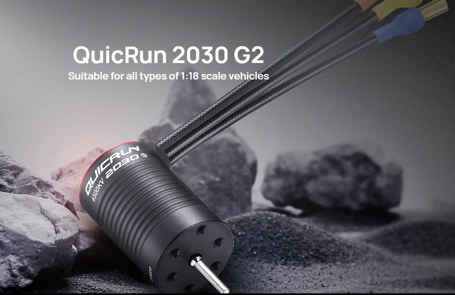 [�˾���ũ] 30404801 [HOBBYWING] QUICRUN 2030SL G2 6500KV ���� (1/18 ������ ����) 1