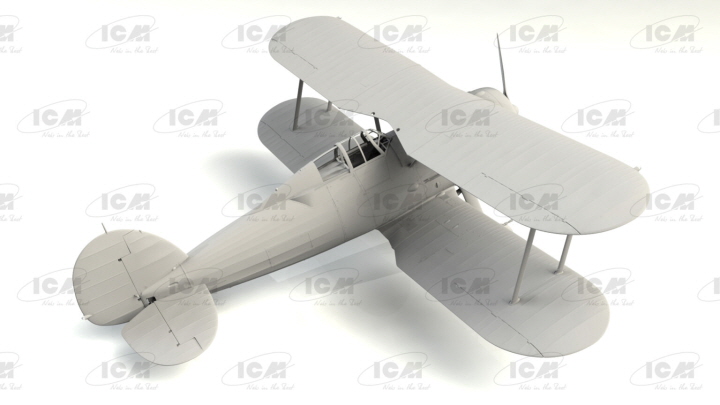 [�˾���ũ] BICM32045 [ICM] BICM32045 1/32 Gloster Sea Gladiator Mk.II with Royal Navy pilots 2