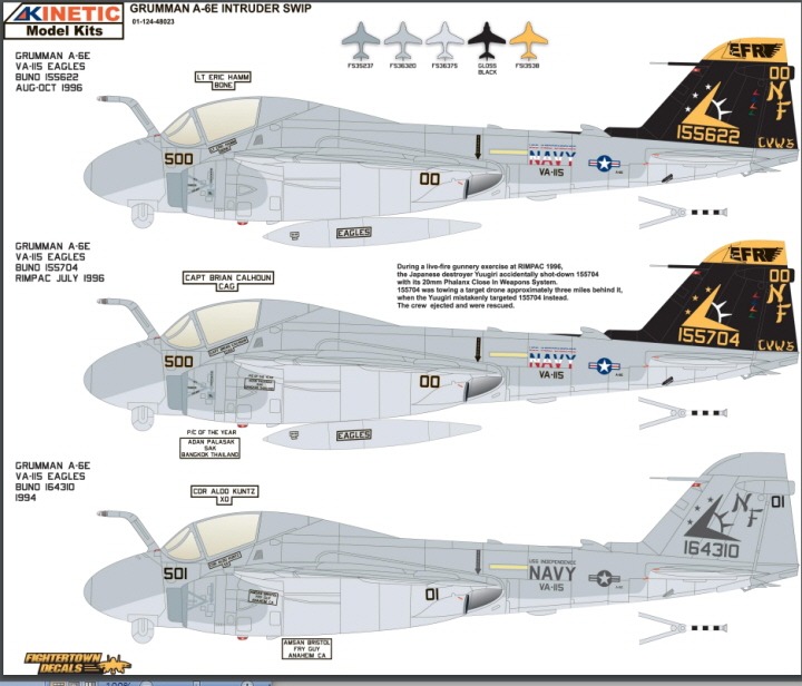 [�˾���ũ] CNK48023 [Kinetic] CNK48023 1/48 A-6A/E Intruder 2