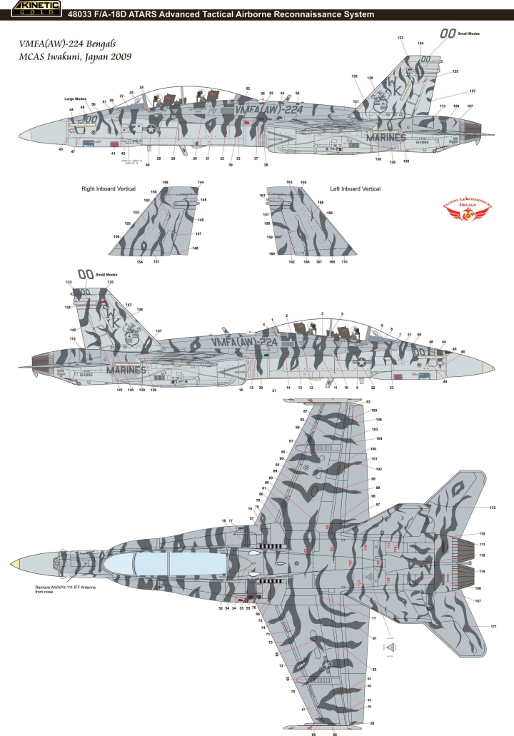 [�˾���ũ] CNK48033 [Kinetic] CNK48033 1/48 F/A-18D Hornet ATATS 3