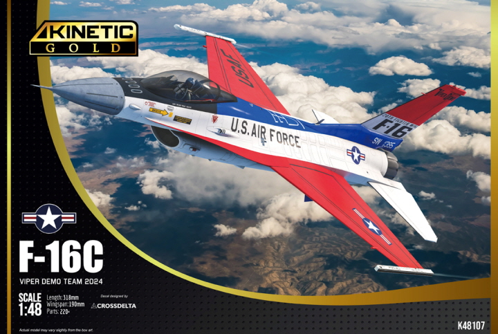 [�˾���ũ] CNK48107 [Kinetic] CNK48107 1/48 F-16C Viper Demo Team 2024 1