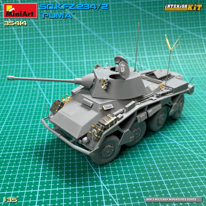 [�˾���ũ] BE35414 [Miniart] BE35414 1/35 Sd.Kfz.234/2 Puma Interior Kit 2