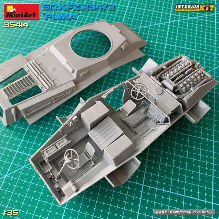 [�˾���ũ] BE35414 [Miniart] BE35414 1/35 Sd.Kfz.234/2 Puma Interior Kit 3