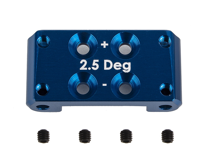 [�˾���ũ] AA92437 [TEAM ASSOCIATED] AA92437 RC10B7 FT Front Bulkhead, /-2.5 deg., blue aluminum 1