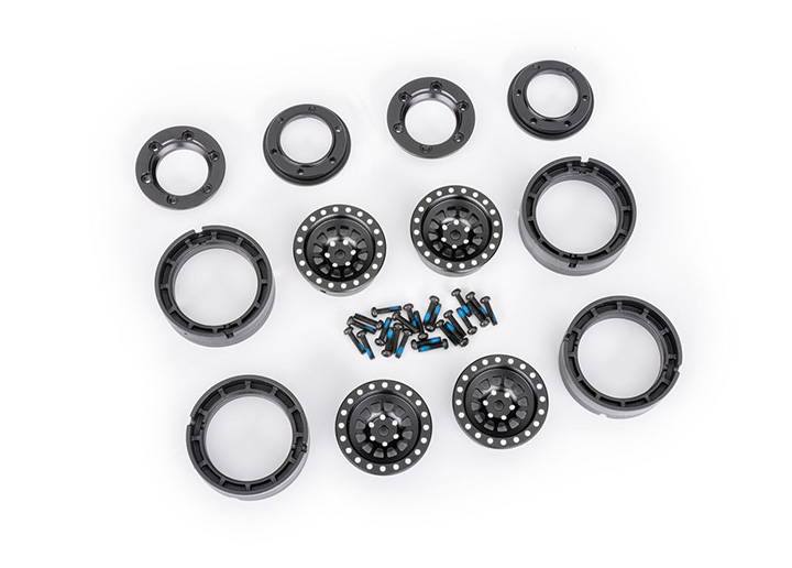 [�˾���ũ] AX9881-BLK [Traxxas] AX9881-BLK Wheels, 1.0, 6061-T6 aluminum 1