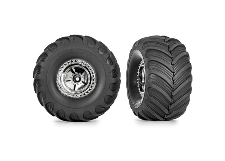 [�˾���ũ] AX9867 [Traxxas] AX9867 Tires & wheels, assembled 1