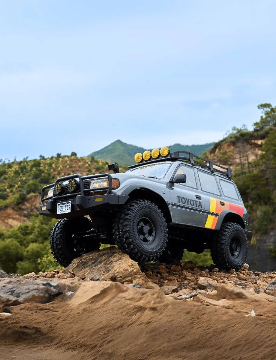 �˾���ũ FMS11042RSGY-SP [ROC HOBBY] FMS 1:10 FCX10 LC80 Toyota Land Cruiser 80 RS (���Ÿ ����ũ����) 1