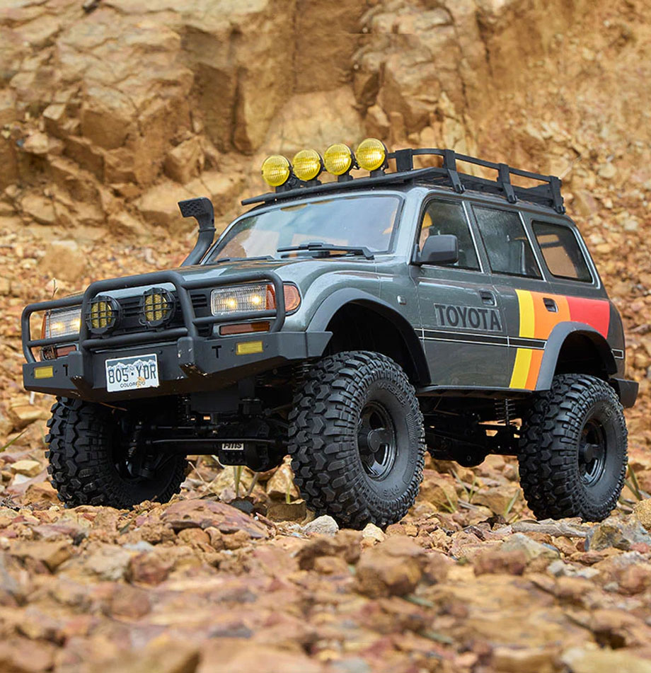 �˾���ũ FMS11042RSGY-SP [ROC HOBBY] FMS 1:10 FCX10 LC80 Toyota Land Cruiser 80 RS (���Ÿ ����ũ����) 4