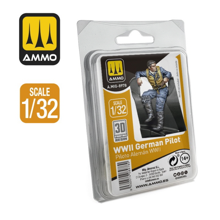 [�˾���ũ] CG8978 [MIG AMMO] CG8978 1/32 WWII German Pilot 1