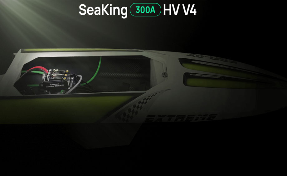 [�˾���ũ] 30301202 [HOBBYWING] SEAKING 300A HV V4 (��Ʈ�� 5-14S �귯������ ���ӱ�) 1