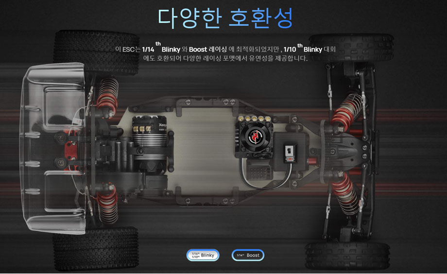 [�˾���ũ] 30112622 [HOBBYWING] XERUN XR14 70A �귯������ ���ӱ� 8