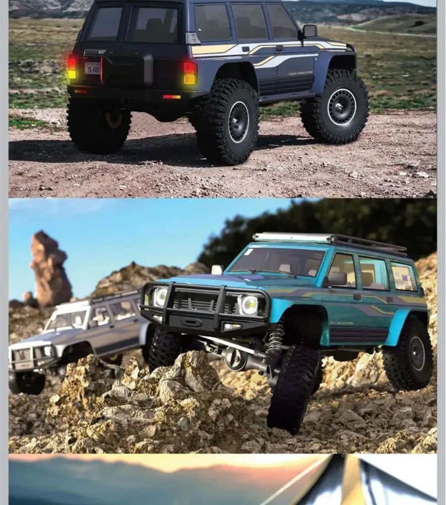 [�˾���ũ] YK4107-Dark blue [YK HOBBY] 1:10 YK4107 4WD 2�� SUV Trial �� Ʈ���̾� RTR Dark blue 12