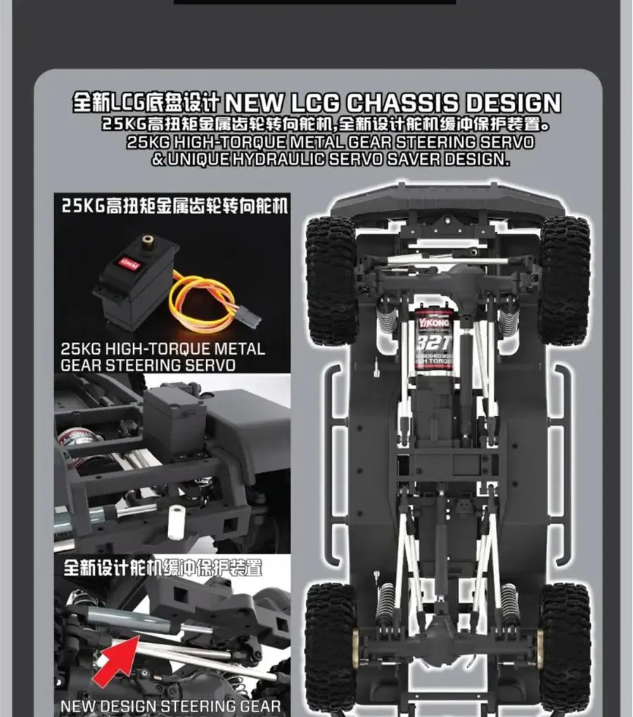 [�˾���ũ] YK4107-Dark blue [YK HOBBY] 1:10 YK4107 4WD 2�� SUV Trial �� Ʈ���̾� RTR Dark blue 8