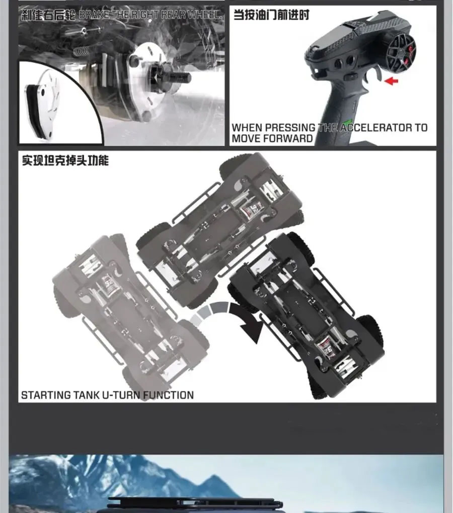 [�˾���ũ] YK4107-Slate gray [YK HOBBY] 1:10 YK4107 4WD 2�� SUV Trial �� Ʈ���̾� RTR Slate gray 11