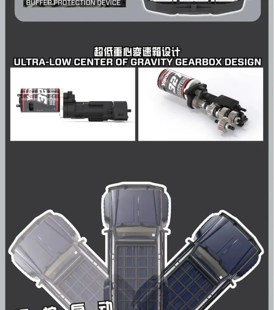 [�˾���ũ] YK4107-Slate gray [YK HOBBY] 1:10 YK4107 4WD 2�� SUV Trial �� Ʈ���̾� RTR Slate gray 9